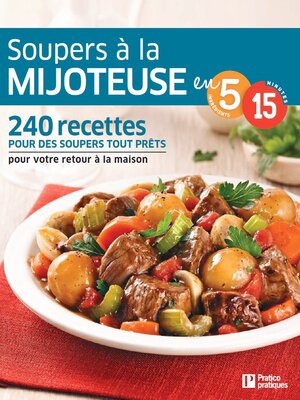 cover image of Soupers à la mijoteuse